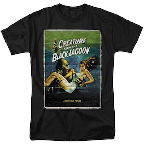 Creature from the Black Lagoon Movie Poster Black Shirts