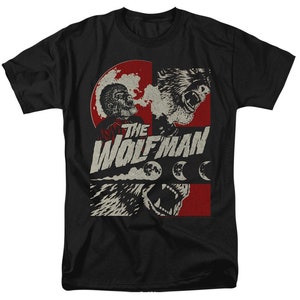 The Wolf Man Wolfbane Blooms Black Shirts