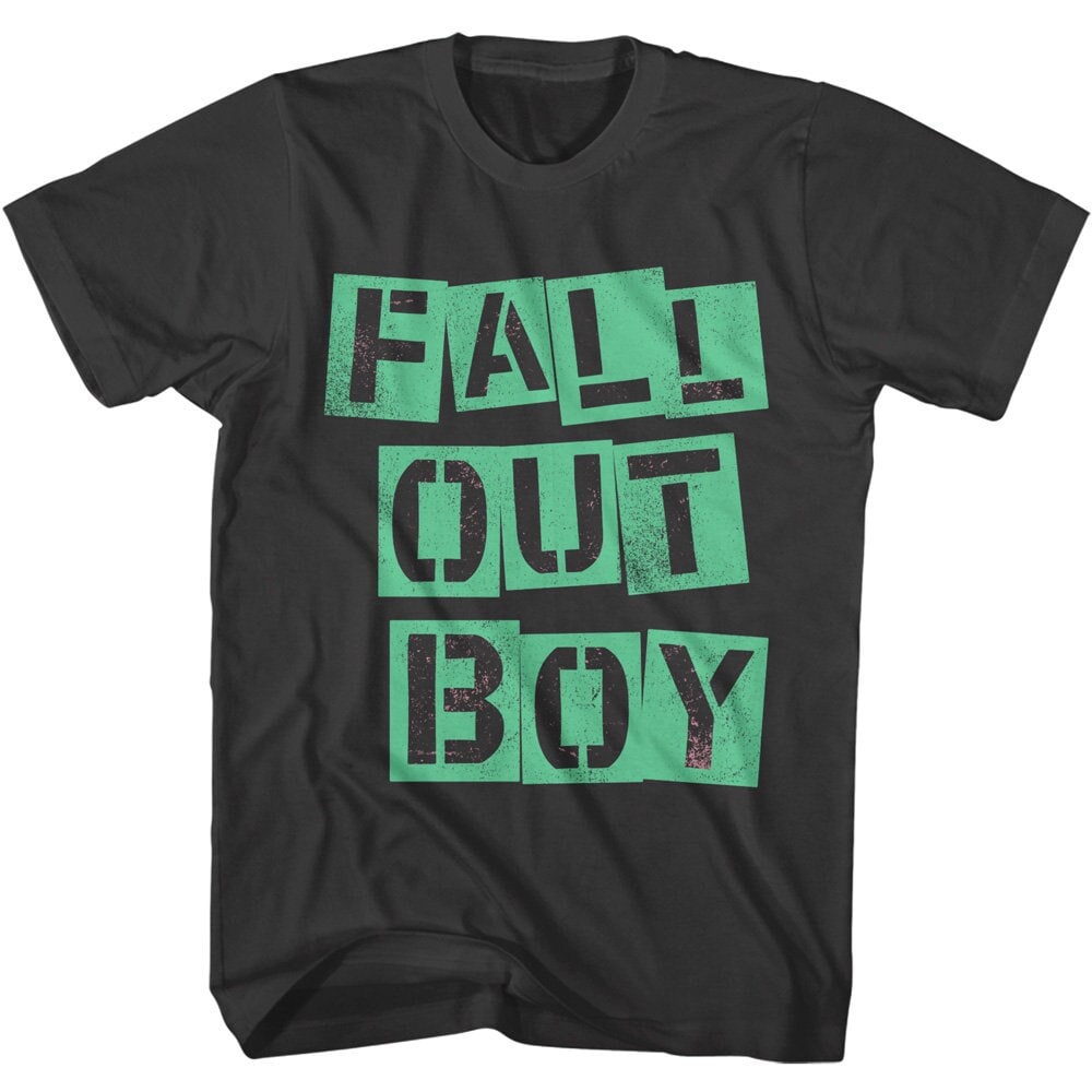 Fall Out Boy Cut Out Logo Charcoal Gray Shirts - Etsy