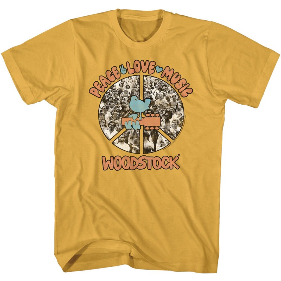 Woodstock - Peach Love Music Tee