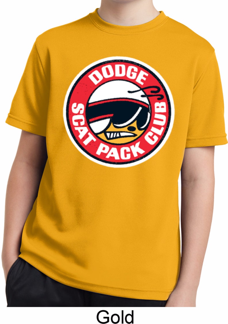 Dodge Scat Pack Club Kid/'s Moisture Wicking Tee T-Shirt 20339HD2-YST340