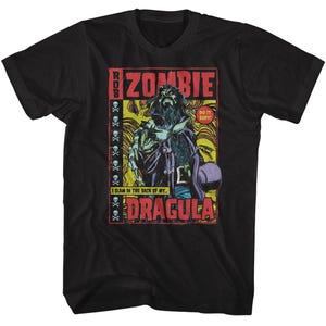 Rob Zombie Dragula Comic T-Shirt – Officially Licensed Black Graphic Tee for Horror Fans & Collectors