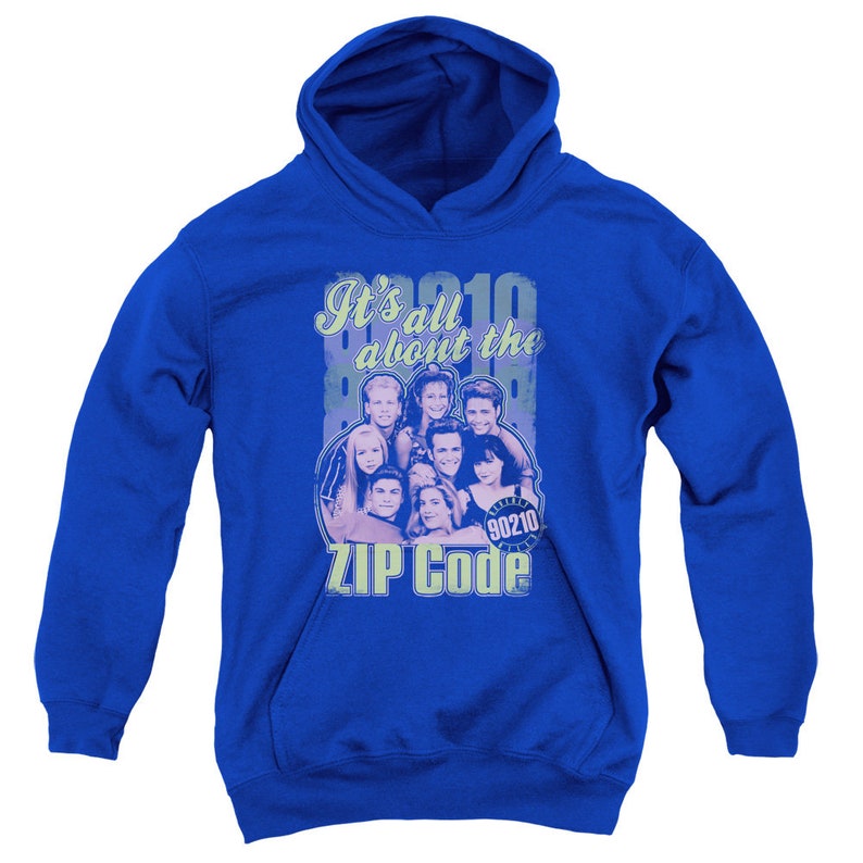 Beverly Hills 90210 Zip Code Kid/'s Royal T-Shirts