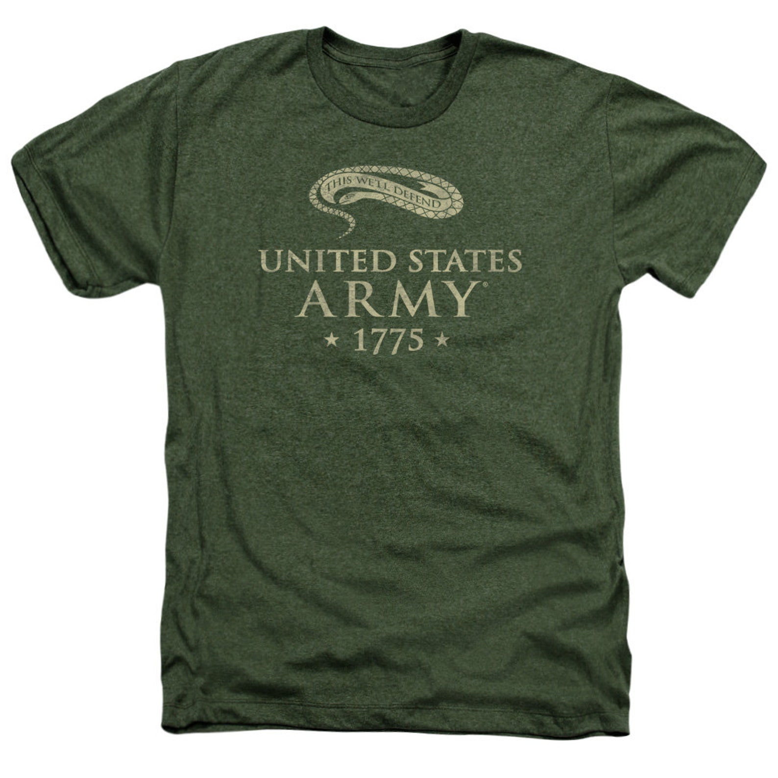 U.S. Army This We'll Defend Military Green Shirts Etsy
