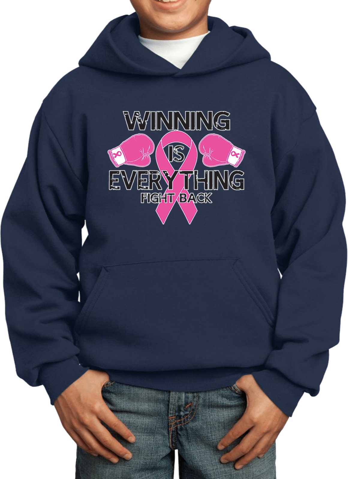 Winning is Everything Fight Back Kid's Breast Cancer | Etsy