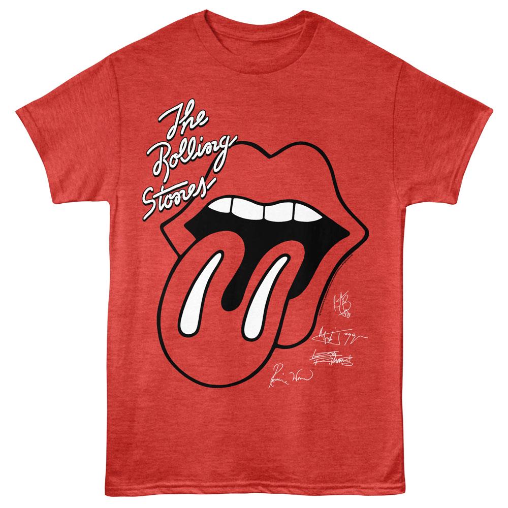 Rolling Stones Classic Stones Red Heather Shirt - Etsy