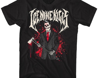 Ice Nine Kills Cross Sword Band Logo T-Shirt | Black Unisex Tee | Officially Licensed Music Merch