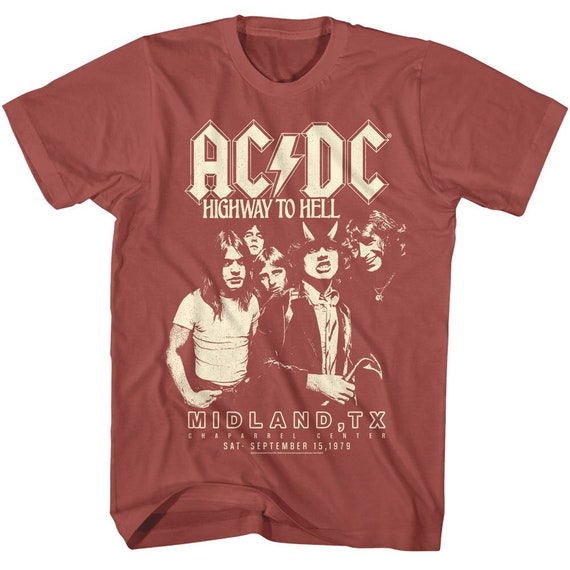 AC/DC Highway to Hell Red Shirts