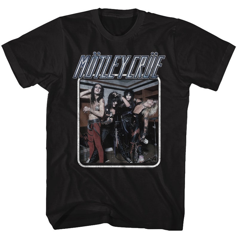 Motley Crue Group Photo Black Shirts