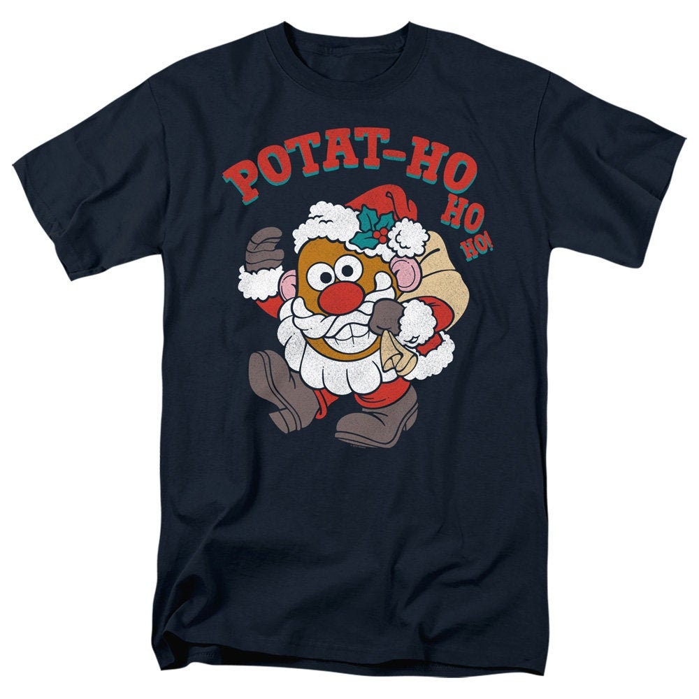 Mr Potato Head Santa Ho Ho Ho Navy Shirts | Etsy