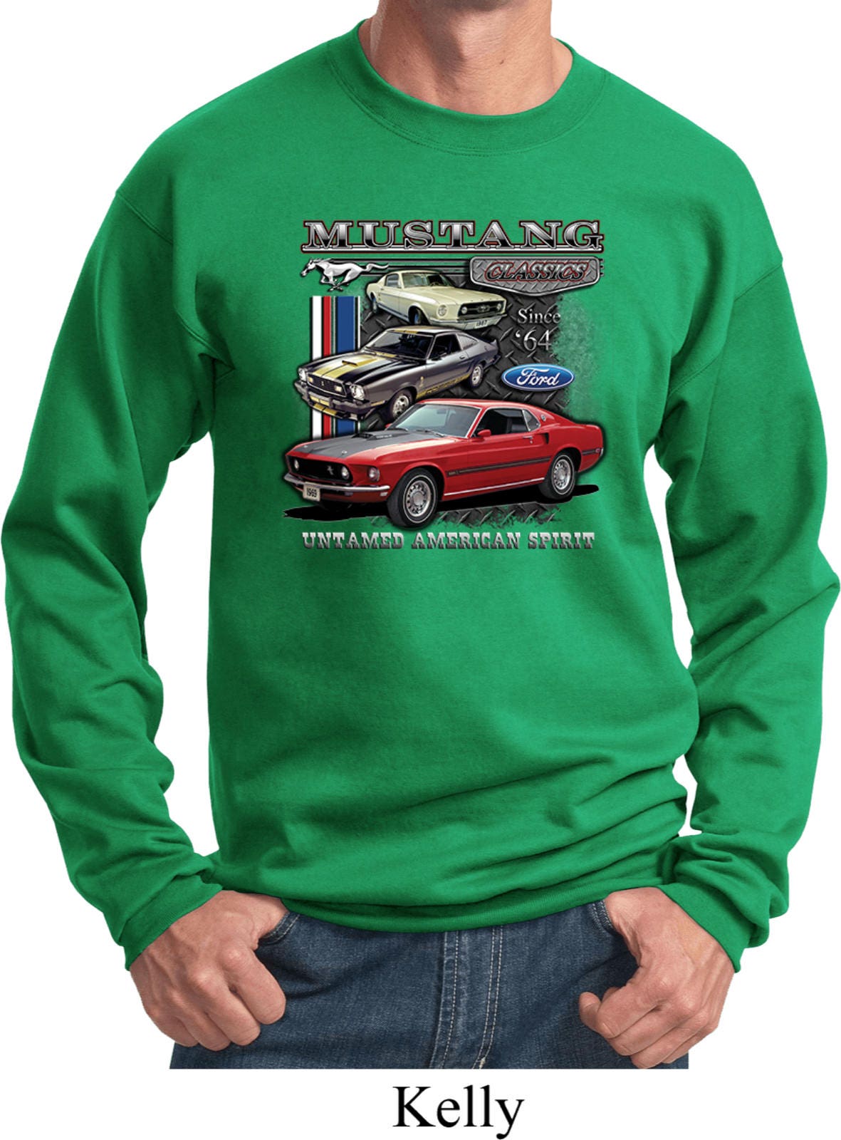 Ford Classic Mustangs Untamed Adult Unisex Sweatshirt | Etsy