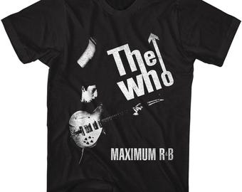 The Who Maximum R&b Vintage Poster 1970s Music Memorabilia Black