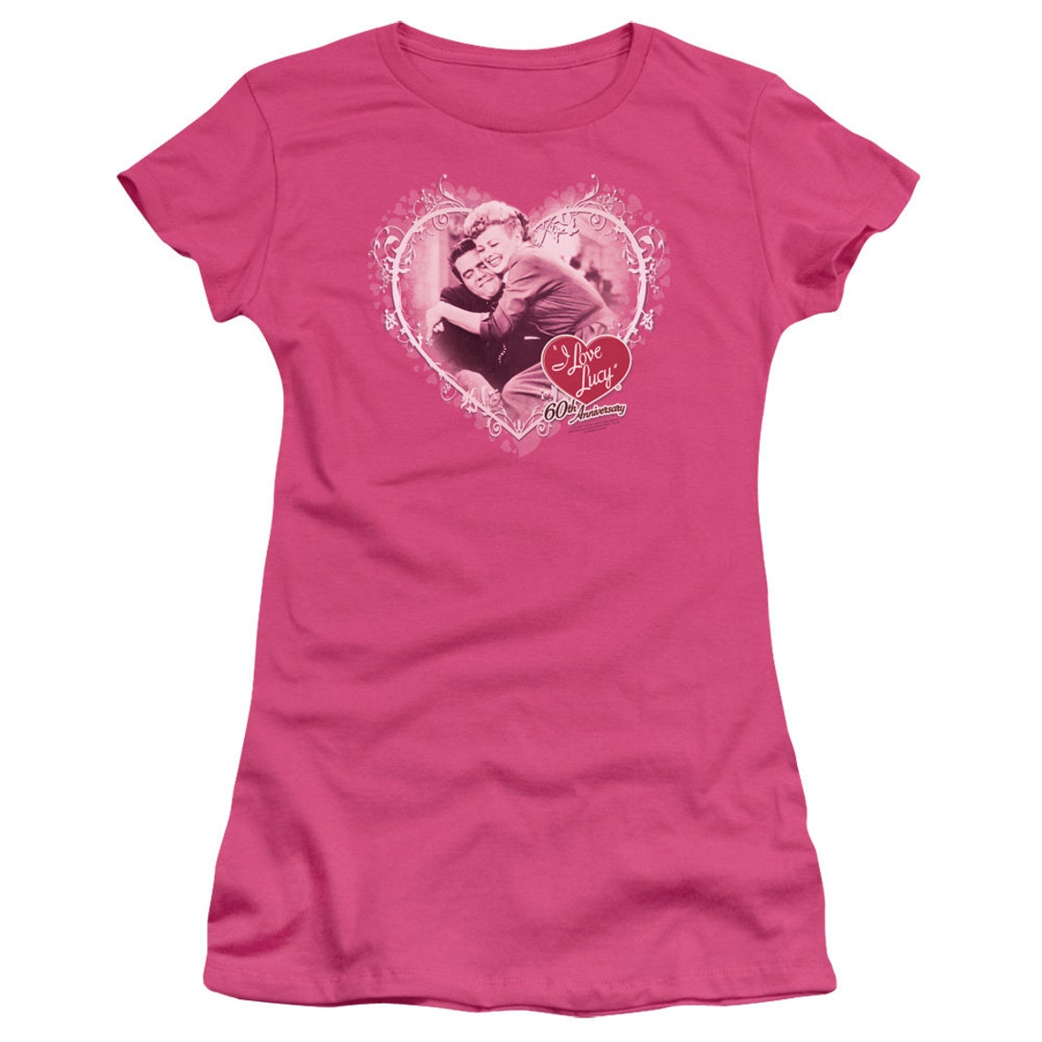 I Love Lucy Happy Anniversary Hot Pink Shirts - Etsy