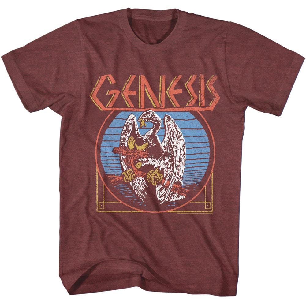 Genesis Bird Logo Heather Maroon Shirt - Etsy