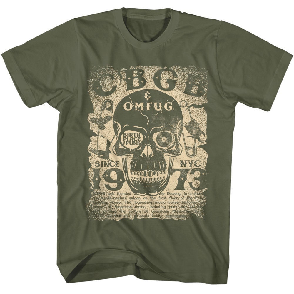 CBGB Birthplace of Punk Green Shirts - Etsy