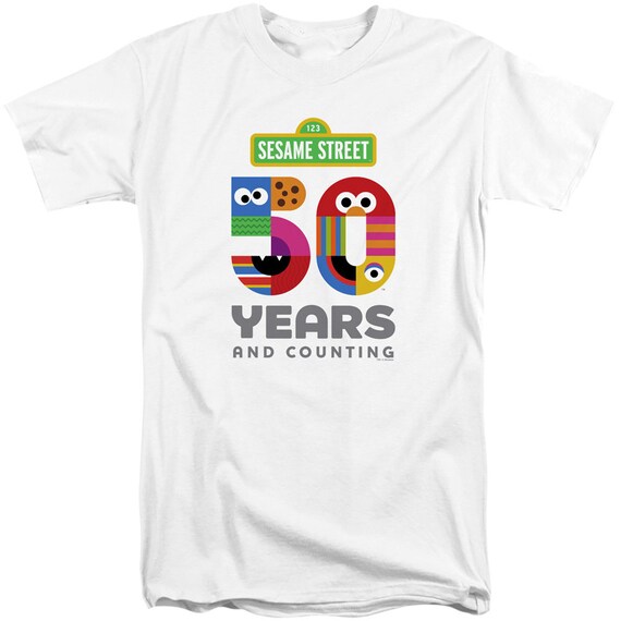 Sesame Street FLOWERS FOR YOU Licensed Adult T-Shirt All Sizes