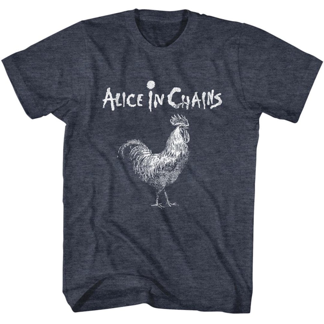 Alice in Chains Rooster Heather Blue Shirt - Etsy