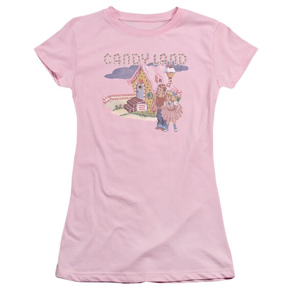 Candy Land Cotton Candy Land Juniors and Women Pink T-shirts | Etsy