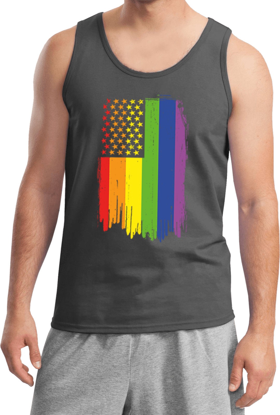 Gay Pride Flag Men's Tank Top WS-19239-2200 - Etsy