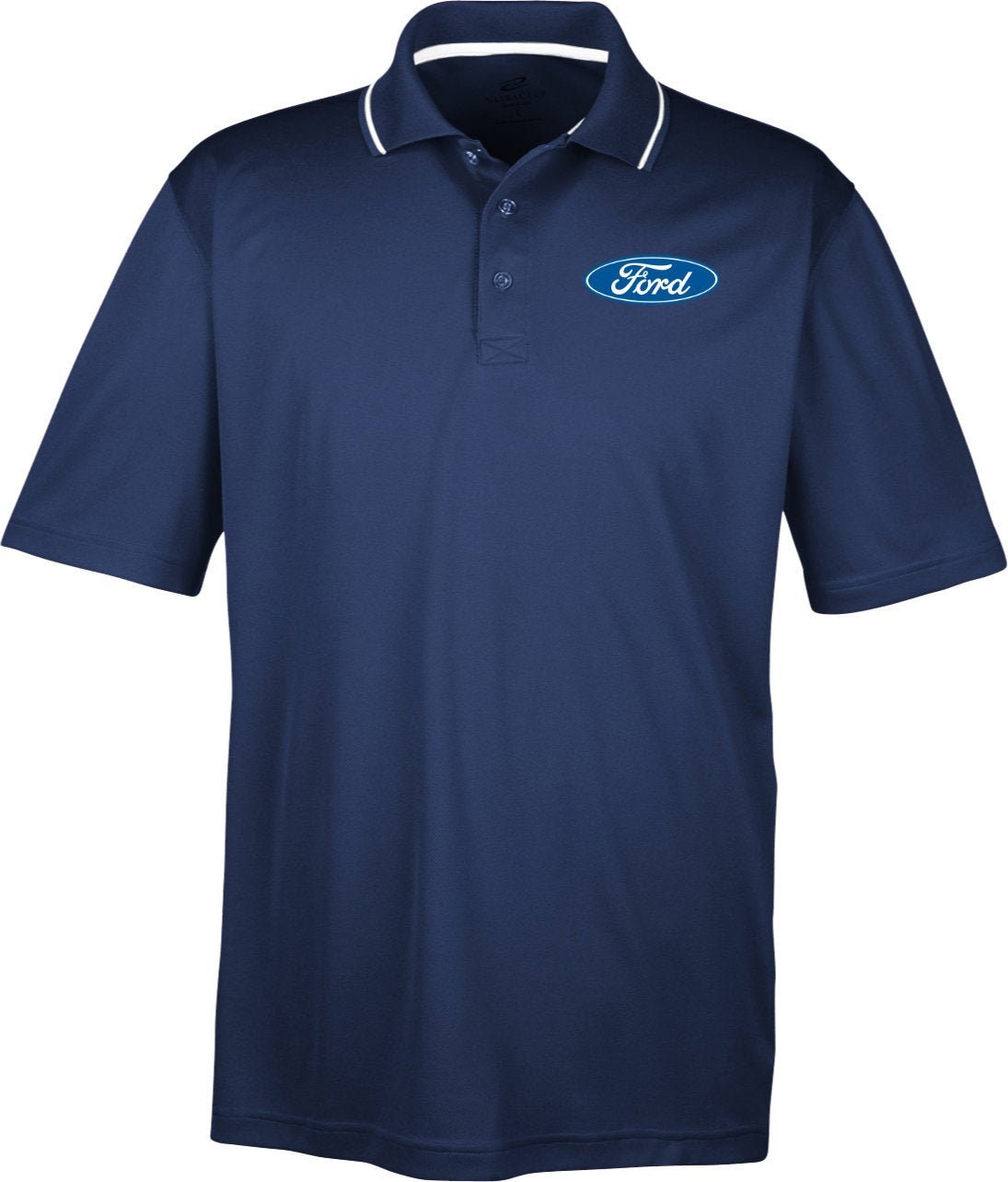 Ford Oval Pocket Print Men's Cool & Dry Two Tone Polo | Etsy