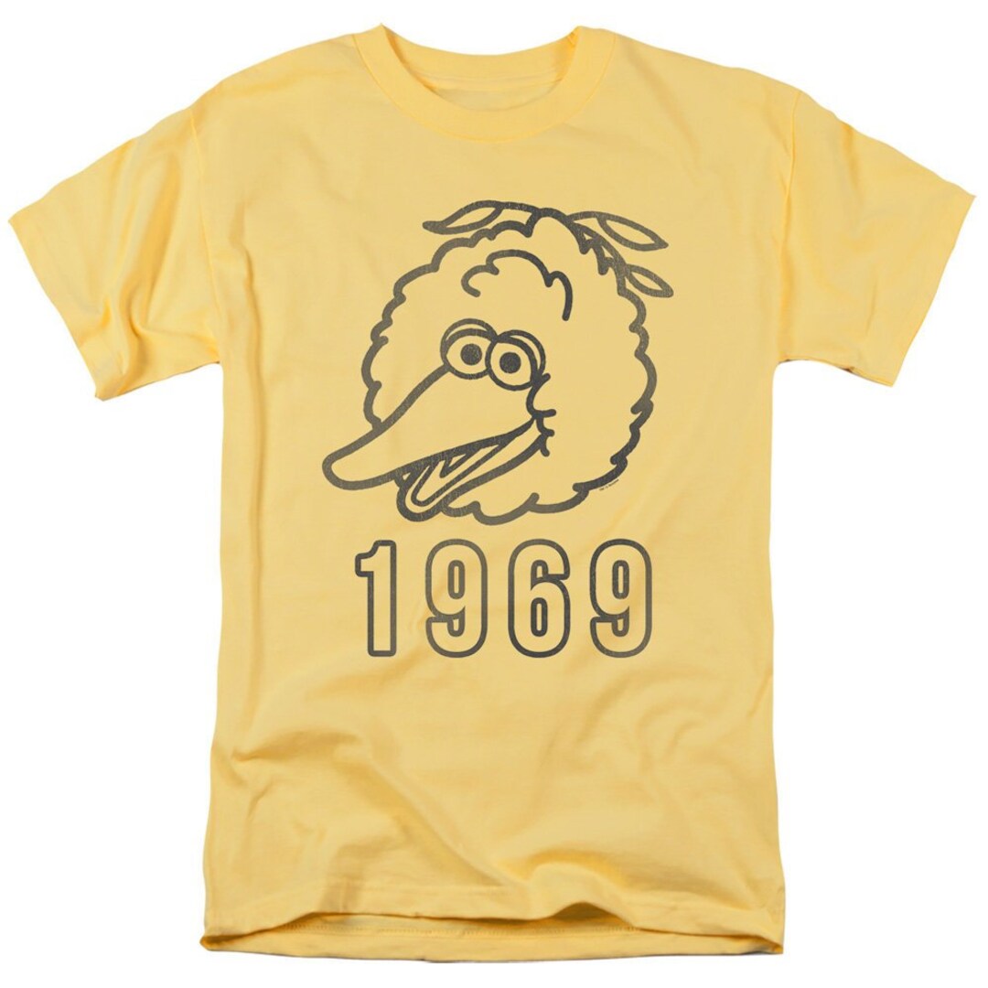 Sesame Street Big Bird 1969 Banana Shirts - Etsy