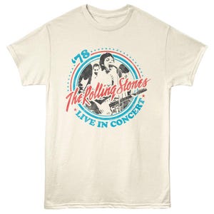 Rolling Stones Live in Concert Natural Shirt