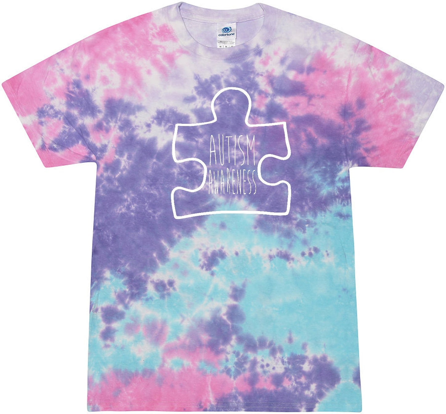 autism tie dye shirt