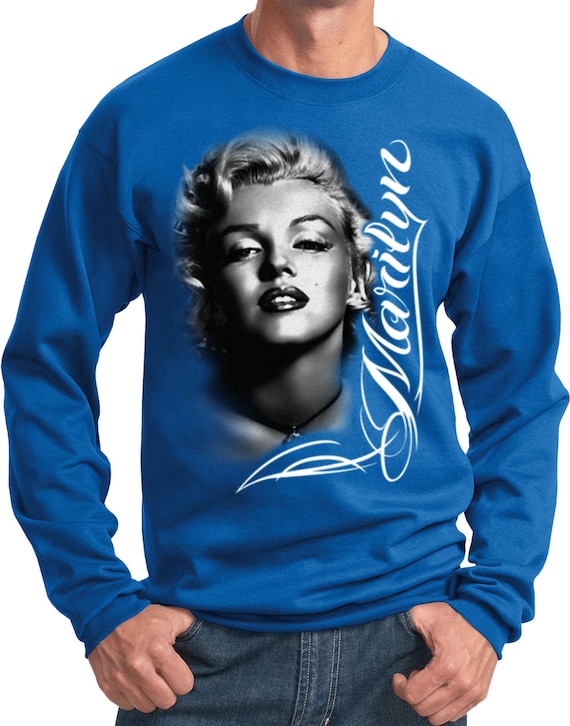 Marilyn Monroe Black and White Sweat Shirt 17542D0-PC90 - Etsy