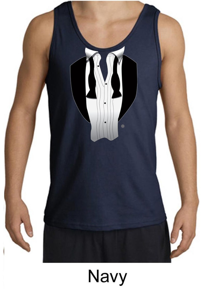 tuxedo tank top