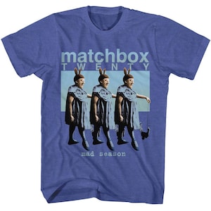 Matchbox Twenty Mad Season Logo Blue Shirt