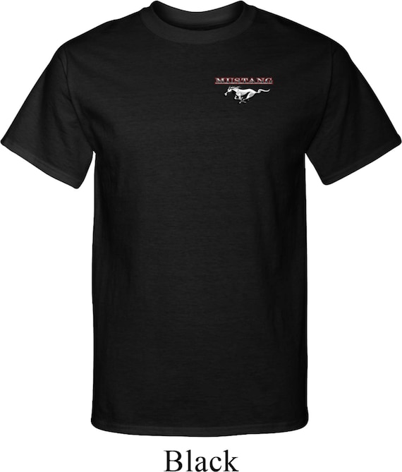big and tall t-shirt Ford Mustang stripe tee shirt tall shirts for men