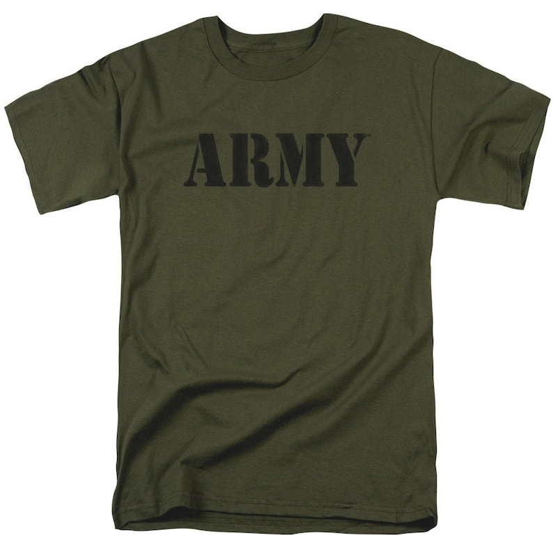 U.S. Army Logo Military Green Shirts Etsy