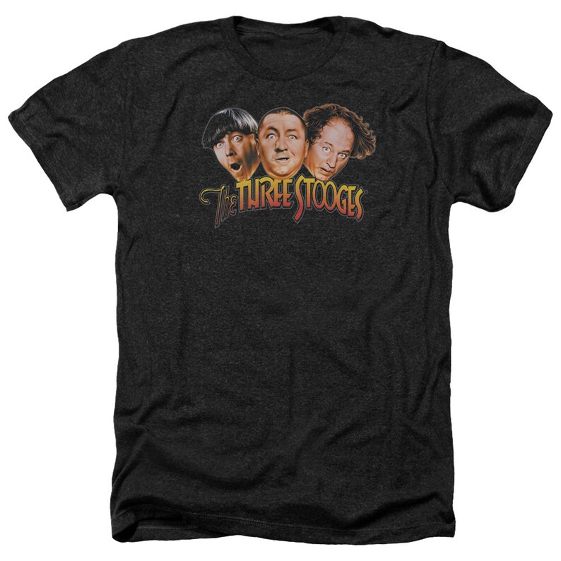 Three Stooges Logo Black Shirts - Etsy