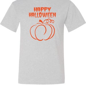 Happy Halloween With Pumpkin Sketch Tall Tee T-shirt - Etsy