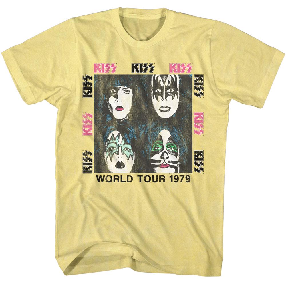 Kiss Dynasty 1979 World Tour Yellow Shirt - Etsy