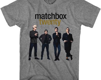 Matchbox Twenty Band Members Heather Grey Shirt