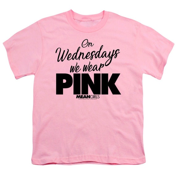 On Wednesdays We Wear Pink T-Shirt | Tee Pink Shirt Tshirt T On Wednesdays We Wear Pink T-Shirt | Tee Pink Shirt Tshirt T