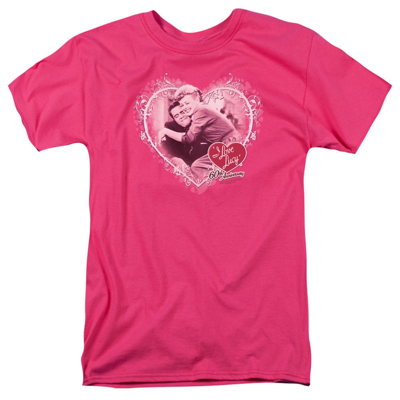 I Love Lucy Happy Anniversary Hot Pink Shirts - Etsy