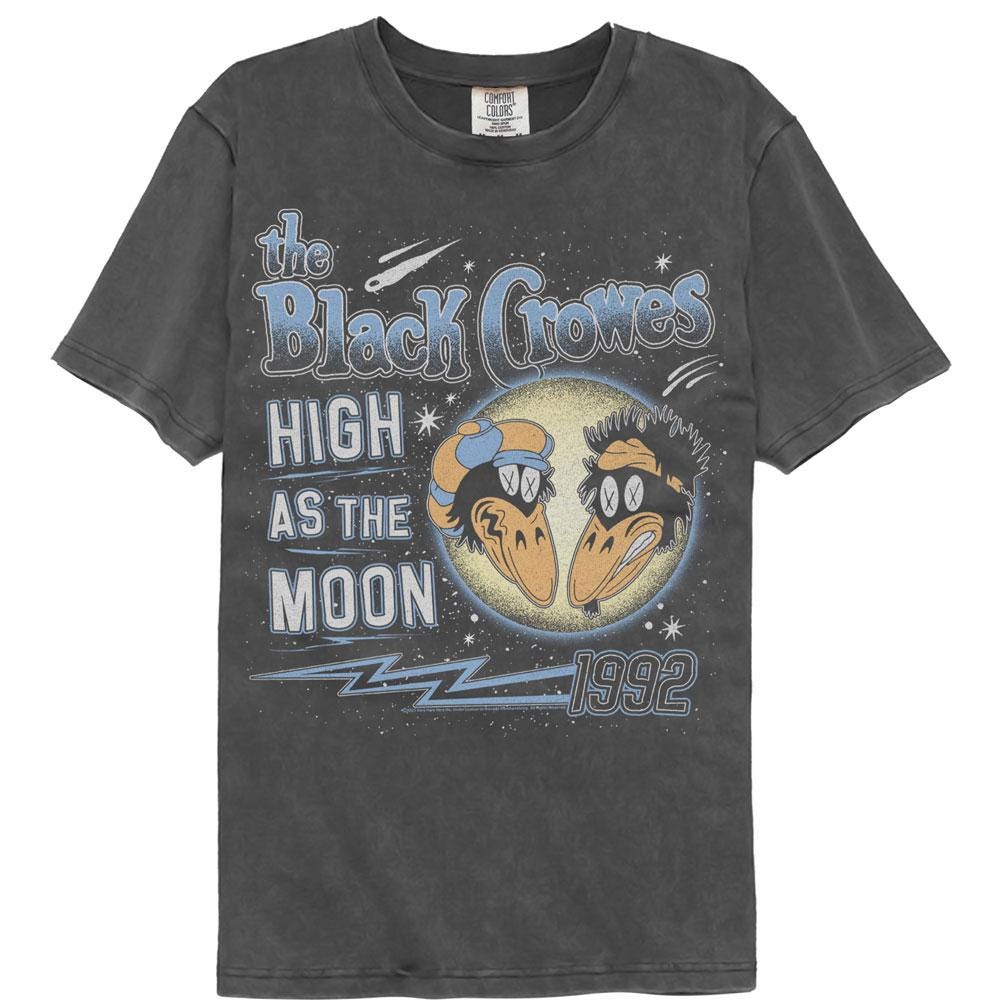 Officially Licensed the Black Crowes Grey Adult Shirt – High as