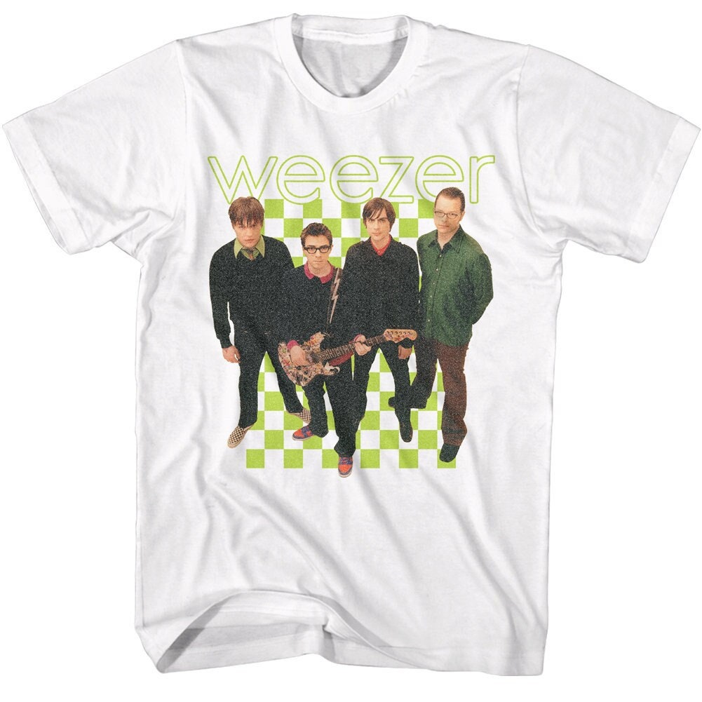 Weezer 2001 Lineup Tee White Shirts - Etsy