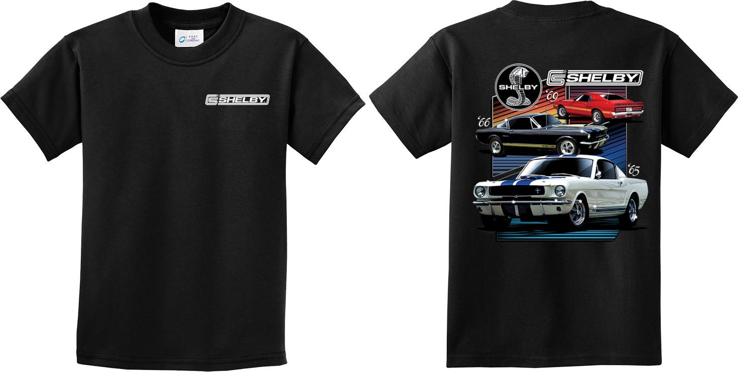 Various Shelby Front & Back Print Kid's Ford Tee T-Shirt 17929D1-FB-PC61Y