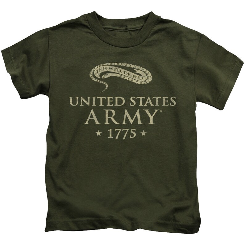 U.S. Army This We'll Defend Military Green Shirts Etsy