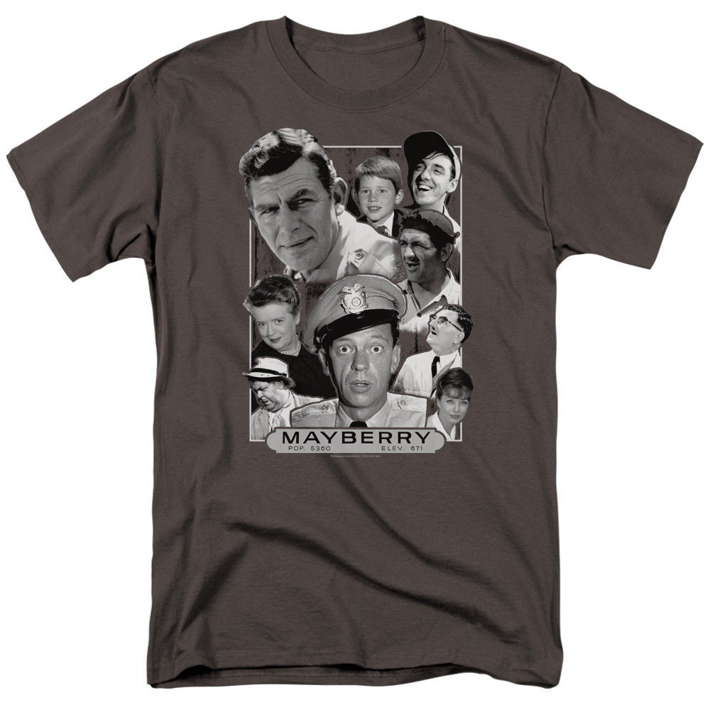 Discover Andy Griffith Show Mayberry Charcoal Shirts