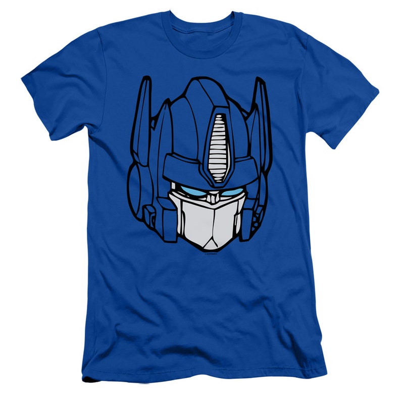 Transformers Optimus Prime Face Royal Shirts