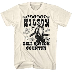 Lainey Wilson Bell Bottom Country Logo Natural Shirts