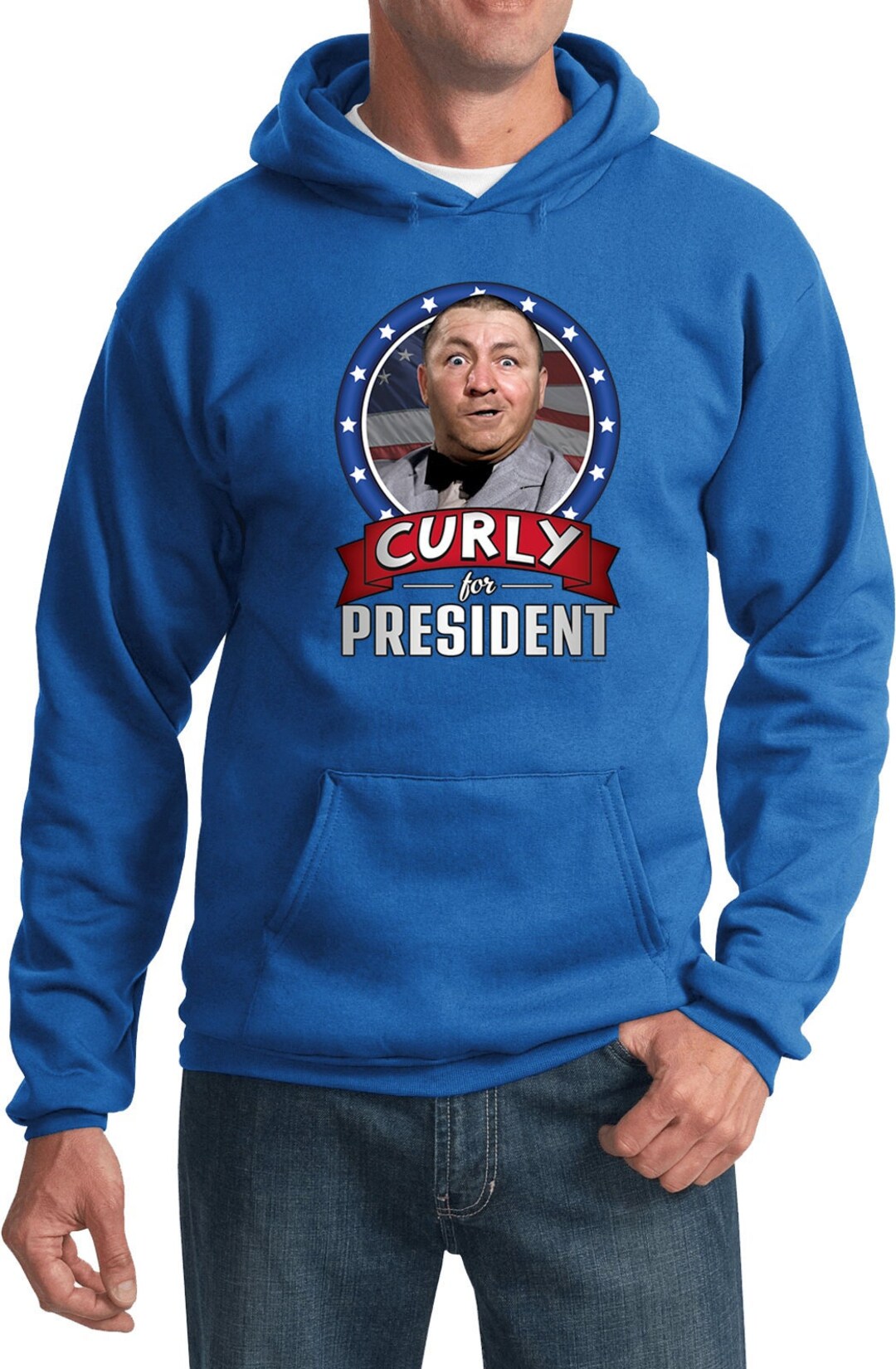 The Three Stooges Curly for President Sweatshirt main image 0