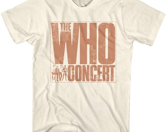 The Who in Concert Natural Shirt