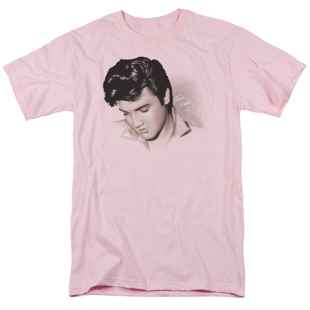 Elvis Presley Looking Down Pink Shirts - Etsy