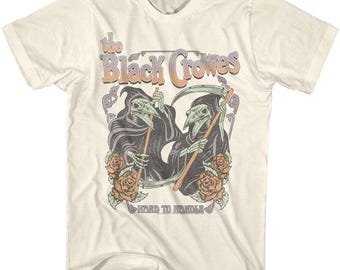 The Black Crowes Grim Reaper Hard to Handle Natural Shirts