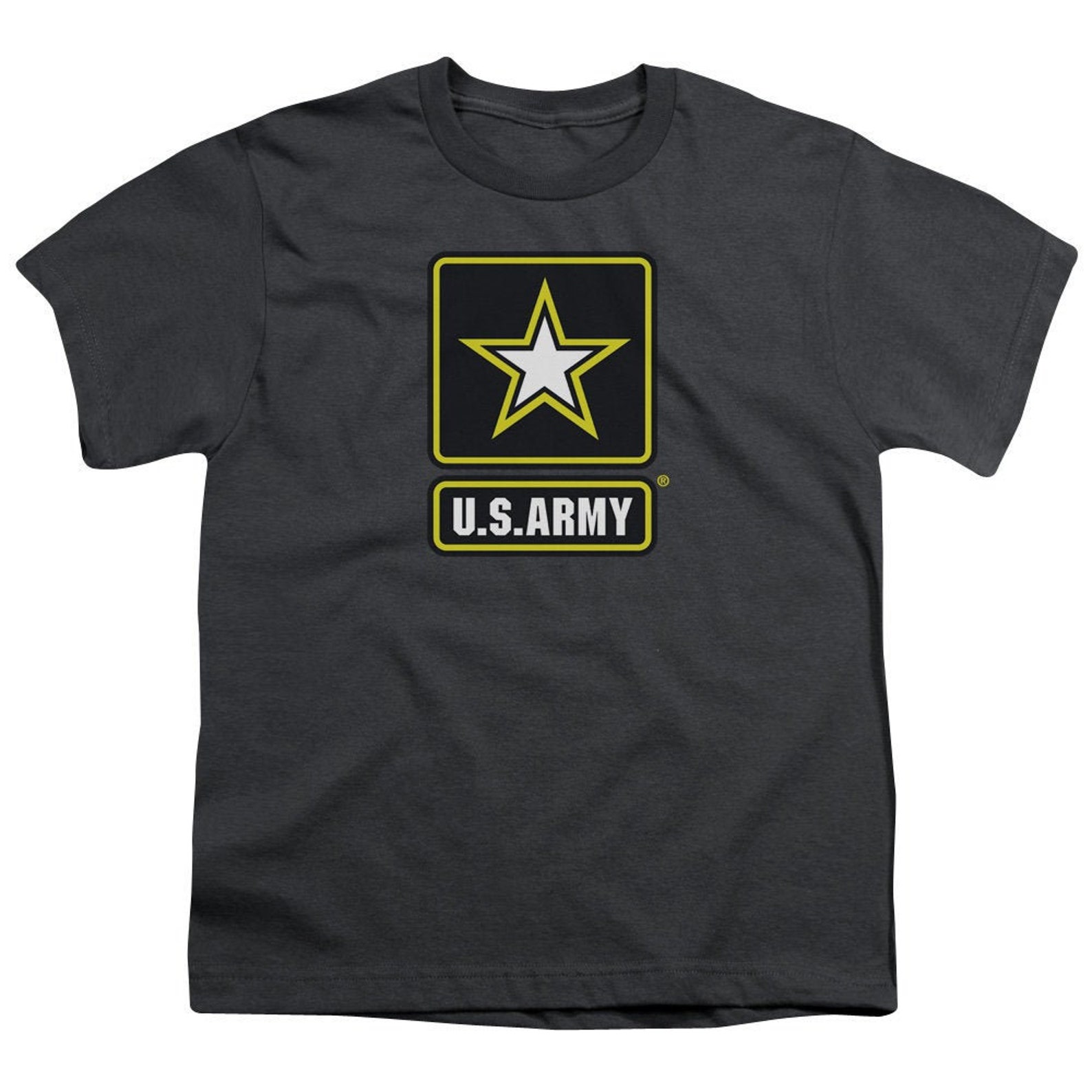 U.S. Army Logo Kid's Charcoal T-Shirts | Etsy